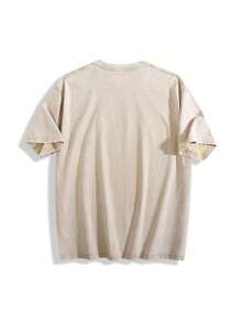 Star Print Tee Shirt, Tees For Men, Casual Short Sleeve T-Shirt For Summer - 杏色 - 查看 3