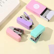 1 Set Random Color Stapler & Staples, Back To School Supplies, Christmas Gift - Multicolor - View 6