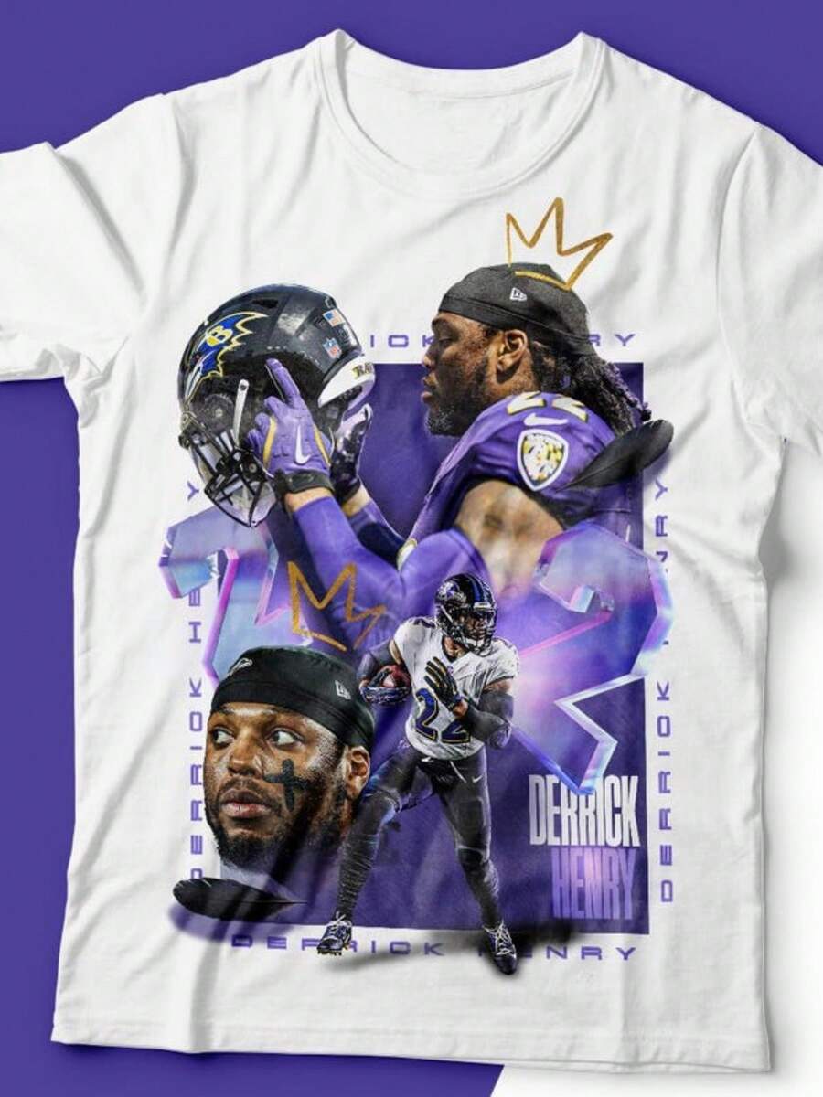 Derrick Henry King Henry Shirt - White - View 1