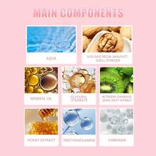 EELHOE Peach Body Scrub, Gentle Exfoliating Moisturizing Nourishing Cleanser For Soft Skin - Peach - View 7