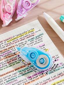 Correction Tape 3/6/12 PCS, For Smooth Error Covering, School Exams & Office Documents, Suitable For School And Office Household Items Back To School - Sets - View 10
