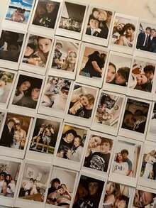 定制照片打印、情侣个性化照片、定制拍立得照片、可定制纪念照片、定制周年纪念日和情人节礼物、复古纪念照片,适合家庭 - 彩色 - 查看 3