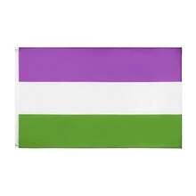90*150cm Genderqueer Gender Identity NONBINARY Non-Binary Decoration - Kiểu 2 - Xem 11