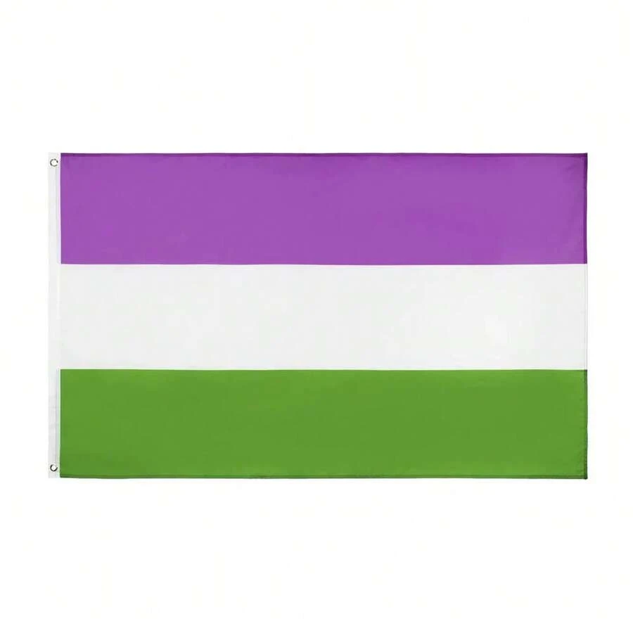 90*150cm Genderqueer Gender Identity NONBINARY Non-Binary Decoration - Style 5 - View 1