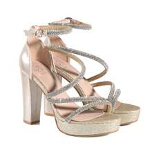 WEIDE Women Heeled Sandals - Gold - View 9