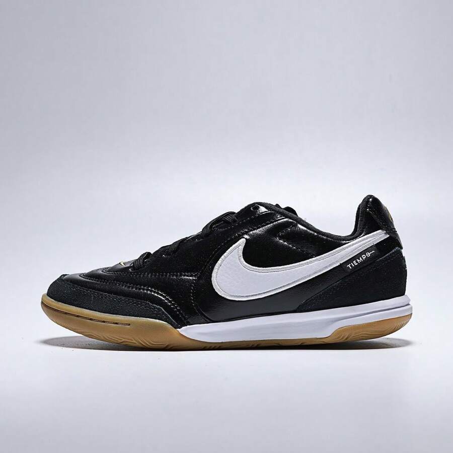Nike Youth JR TIEMPO STREETGATO Football Shoes, Low-Top, IB5039-010 - Black and White - View 1