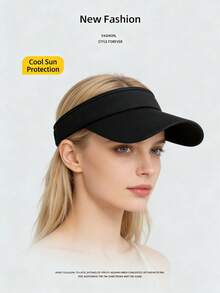 户外运动防晒帽、防晒帽、速干丝绸网球帽、户外运动防紫外线帽、女士夏季防晒帽、冰丝防紫外线帽、骑行防晒帽 - 彩色 - 查看 3