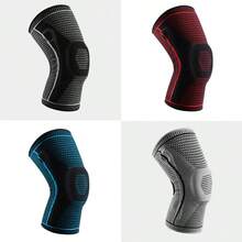 Đai bảo vệ đầu gối unisex có miếng đệm gel bảo vệ xương bánh chè và hỗ trợ hai bên, ống bó đầu gối nén dành cho thể thao và tập luyện. - Nhiều màu - Xem 7
