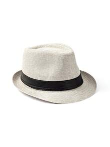 1pc Bohemian Retro Polyester Solid Color Fedora Hat, Versatile English Style Bowler Hat, Suitable For All Seasons And Genders - A - View 23