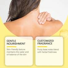 Gel de Ducha Aroma a Caqui Dulce – Con extracto natural de caqui, limpia suavemente sin resecar, fragancia duradera y piel sedosa - Amarillo - Ver 4