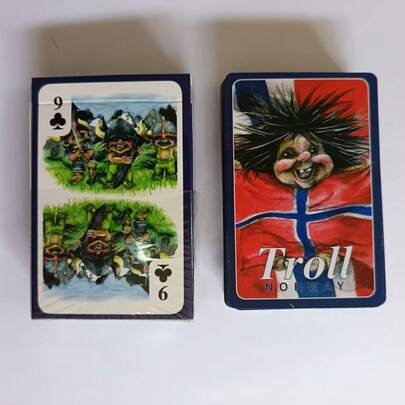 8.8*5.8cm Clown Animal Style Playing Cards, High Density Blue Core Paper Material, Durable, Creative Card Game, Suitable For Board Games, Parties, Gifts, Anniversaries, Unique Illustrations, Original Artworks, Durable Material, High Quality, Illustration Cards, Party Host, Game Enthusiasts
