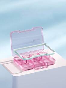 1pc Portable Pill Organizer Box, 4/7 Compartments Moisture-Proof Travel Medicine Storage Box, Can Hold Medications, Vitamins, Supplements, Jewelry, Large Capacity Design, Easy To Carry In Handbag, Suitable For Home And Daily Use - Multicolor - View 6