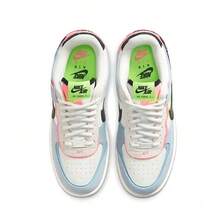 Nike Women's AF1 Air Force 1 Retro Sneakers, Casual Shoes - Blue and White - View 7