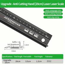 [1pc High Precision Aluminum Ruler] 1pc BAOLIAN Aluminum Alloy Ruler - Multi-Functional Protective Straight Edge, High Precision, Cut Resistant, Non-Slip, Ink-Proof, Industrial Grade Measuring Tool - A - View 1