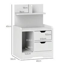 Nightstands - White - View 8