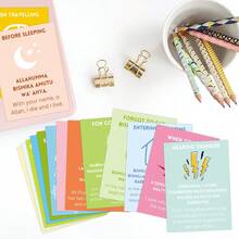 24pcs Islamic Daily Affirmation Cards, Ramadan Gifts, Prayer Cards, Mindfulness Cards, Meditation Cards, Ramadan Gifts For Men & Women - A - View 7