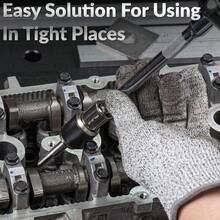 2件套棘轮丝锥和板牙套装 | 可调式夹头，3/8英寸驱动，兼容丝锥、铰刀、螺丝取出器（#6-1/2英寸） - 均碼 - 查看 2