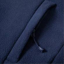TIANXICO Men's Fleece Jacket Full Zip With Pockets Warm Lightweight Winter Jacket Running - D.BLUE - View 9