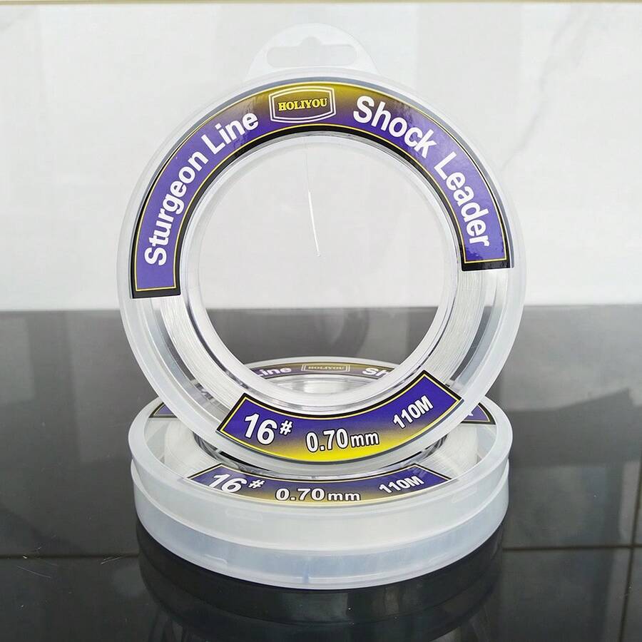 HOLIYOU 110m Nylon Fishing Line, Strong Durable Fishing Tackle For Sea Fishing - White - View 1