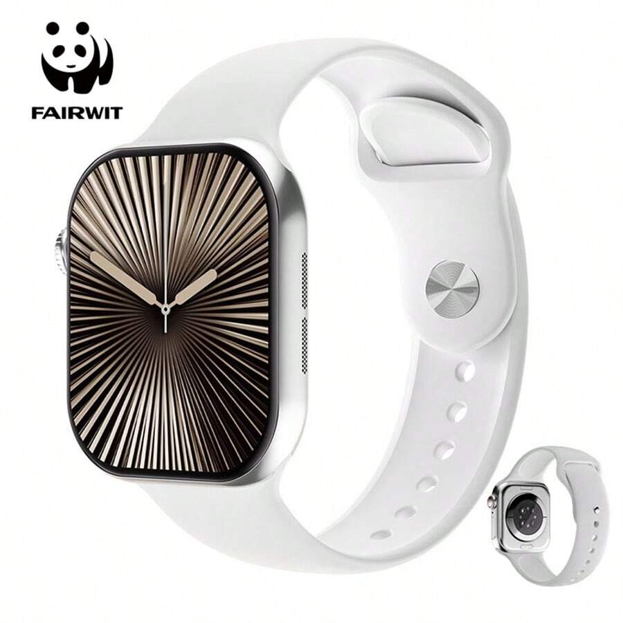 PANDA S10智能手表，IP68级防水，2.08英寸高清显示屏，蓝牙通话，血压测量，健身追踪，睡眠监测，兼容安卓和iOS系统，380mAh电池，适合日常佩戴/运动/送礼