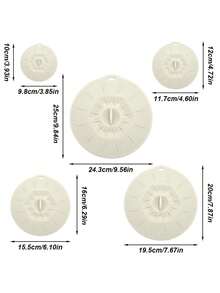 Silicone Food Storage Lid, Anti-Spill And Leakproof, Heat-Resistant And Easy-To-Clean Silicone Pot Lid, Silicone Sealing Cover - Multicolor - View 2