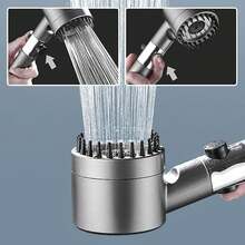 Filtered Shower Head, 2026 NEW Ion Drops Shower Head With 59in Hose/Bracket, Adjustable Filtered Showerhead With 5 Filter Replacements, Built-In Power Flash For Bathroom Cleaning - Mặc định - Xem 4