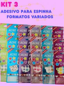 Cute Pimple Patch - Hydrocolloid Pimple Patch - Bruise Patch - Kit Of 3 Sheets - Pimple Stickers - View 1