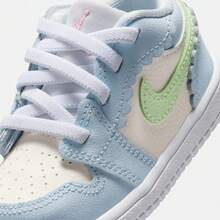 Toddler Jordan 1 Low Alt SE (TD) Basketball Shoes, IB7120-403 - Blue and White - View 9