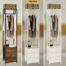 Coat Rack - Ahşap ve Beyaz Renk - Görünüm 4