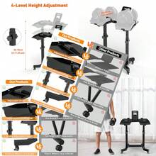 Strength Training Dumbbell Rack - As Pic - View 4