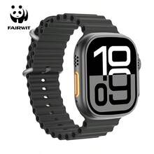 PANDA AI语音控制智能手表 - 多功能AI助手+健康助手。功能：AI语音控制、ChatGPT集成、2.2英寸彩色触摸屏、可自定义表盘、全天候心率/血氧/睡眠监测、多种运动模式、IP68防水、通话和提醒、股票追踪、噪音检测。适用于商务、健身、户外、学生。兼容安卓系统，350mAh电池。 - 黑色 - 查看 2