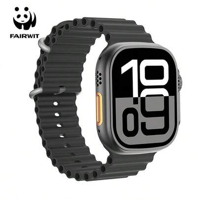 PANDA AI语音控制智能手表 - 多功能AI助手+健康助手。功能：AI语音控制、ChatGPT集成、2.2英寸彩色触摸屏、可自定义表盘、全天候心率/血氧/睡眠监测、多种运动模式、IP68防水、通话和提醒、股票追踪、噪音检测。适用于商务、健身、户外、学生。兼容安卓系统，350mAh电池。