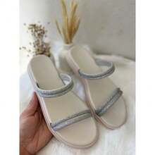 Girls' Flat Sandal With Comfortable Insole - Premium Fashion - New Release - 白色 - 查看 2