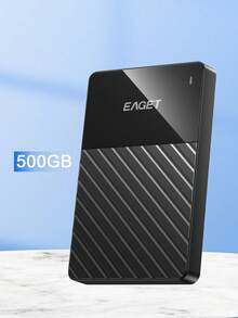 EAGET Bärbar hårddisk Elegant USB 3.0 extern lagring 1T/500GB/320GB/250GB extern hårddisk kompatibel med PC, kamera - hållbar finish Hög hastighet prestanda (svart, gul, röd) - Färga om - Visa 17