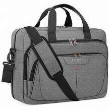 NEWHEY 17.3英寸笔记本电脑包 可扩展公文包 男士大容量防水电脑包 适用于工作、办公室、旅行、笔记本电脑包 - 彩色 - 查看 13