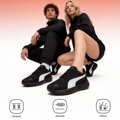 Puma SOFTRIDE COSMIC LT 休闲鞋，轻便缓震户外跑步鞋，男女通用，400235-01