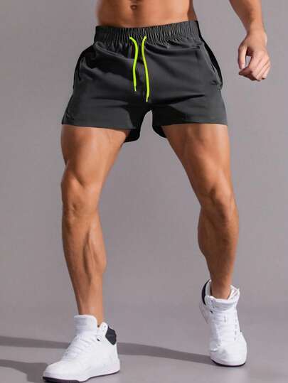 Quần short thể thao nam, kiểu dáng rộng rãi thoải mái, thích hợp cho các hoạt động ngoài trời, hàng ngày, chạy bộ, tập thể dục, tennis, golf, cưỡi ngựa, mùa xuân/hè.