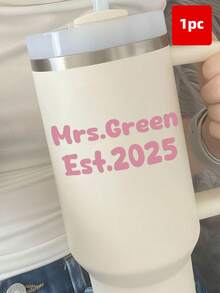 1/4/8pcs Customizable Text Stickers, Personalized Wedding Favors And Back-To-School Name Labels, Optional Fonts And Colors, Suitable For Glassware, Gift Bags, Party Decorations, Bridal Shower Boxes, Desk Storage, Ideal Gift For Father, Mother, Son, Daughter, Friends - Multicolor - View 35