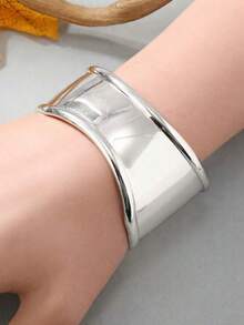 Women's Bracelet, Modern, Minimalist, Unique, Luxurious, Perfect For Completing Looks, Accessories, Minimalist, Casual, Elegant, Valentine's Day, Gift, Wife, Stylish - 銀色 - 查看 2
