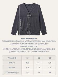 Plus Size Coats - Negro - Ver 6