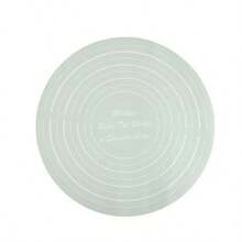 1 pieza Tapete de silicona circular para hornear, 30 cm * 30 cm Tapete de silicona antiadherente para hornear, con almohadilla de masa antideslizante y con medidas, Tapete de silicona reutilizable, utilizado para hacer pasteles, galletas, macarons, pan y pasteles - Multicolor - Ver 9