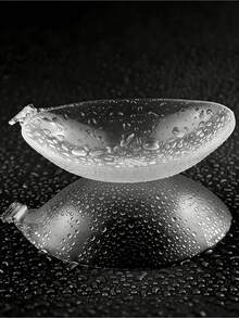 1 Pair Women's Transparent Silicone Invisible Bra, 3D Push-Up Front Closure Bra With Removable Clear Straps, Adhesive Anti-Slip For Wedding, Backless Dresses & Parties - Clear - View 6