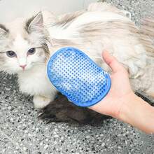 1pc Adjustable Pet Bathing Brush, Dog Washing Massage Brush, Cat Grooming Glove For Dry/Wet Fur Removal - Multicolor - View 7