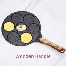 7 Pcs Non-Stick Pancake Pan Set - Easy To Clean, Heat-Resistant Handle, Great For Breakfast And Outdoor Cooking, Ideal For Home And Camping Kitchen Items Kitchen Accessories Kitchen Kitchen Tools - Multicolor - View 11