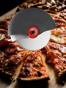 Pizza Cutting Wheel With Detachable Blades, Featuring A Safety Blade Guard, Ultra-Sharp Stainless Steel Construction, Easy Cutting, And Easy Cleaning; Dishwasher - Multicolor - View 4