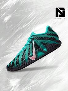 Nike Ja 3 Scratch 3.0 – Men's Lifestyle Sneakers – Shoes For Man -Vintage-Autumn & Winter-Inspired Running Shoes, Shock-Absorbing Comfort, Gym To Streetwear Casual Wear - Prefect Thanks Giving Day & Chrismas Gift – HF2793 300 - 渦輪綠/黑/白/大學紅 - 查看 1