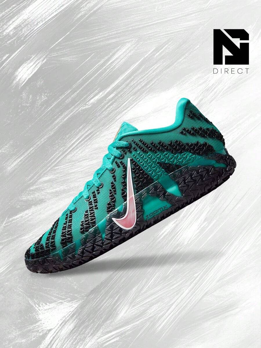 Nike Ja 3 Scratch 3.0 – Men's Lifestyle Sneakers – Shoes For Man -Vintage-Autumn & Winter-Inspired Running Shoes, Shock-Absorbing Comfort, Gym To Streetwear Casual Wear - Prefect Thanks Giving Day & Chrismas Gift – HF2793 300 - 渦輪綠/黑/白/大學紅 - 查看 1