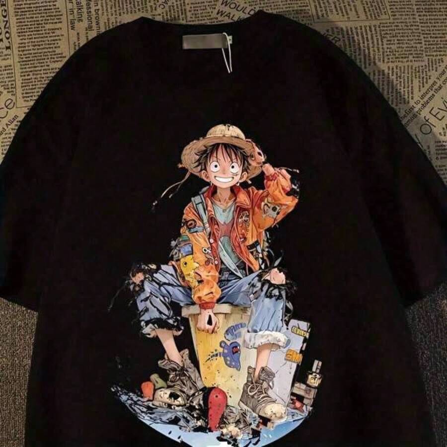 Men Outdoor Tees & Tanks - Black - View 1