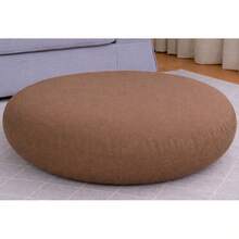 Premium Round Activity Cushion – Garden, Decor & Chair Cushion (60*60*10 Cm) - Mocha Brown - View 1
