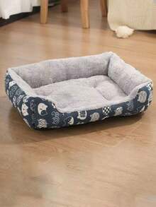 Soft & Comfortable Pet Round Plush Bed Mat, Suitable For Small/Medium Dogs, Cats, Hamsters, Faux Fur Round Pet Bed, Fluffy Soft Cat Bed, 2-In-1 Winter Pet Mat Round Sleeping Bag Sofa Pad - Multicolor - View 14